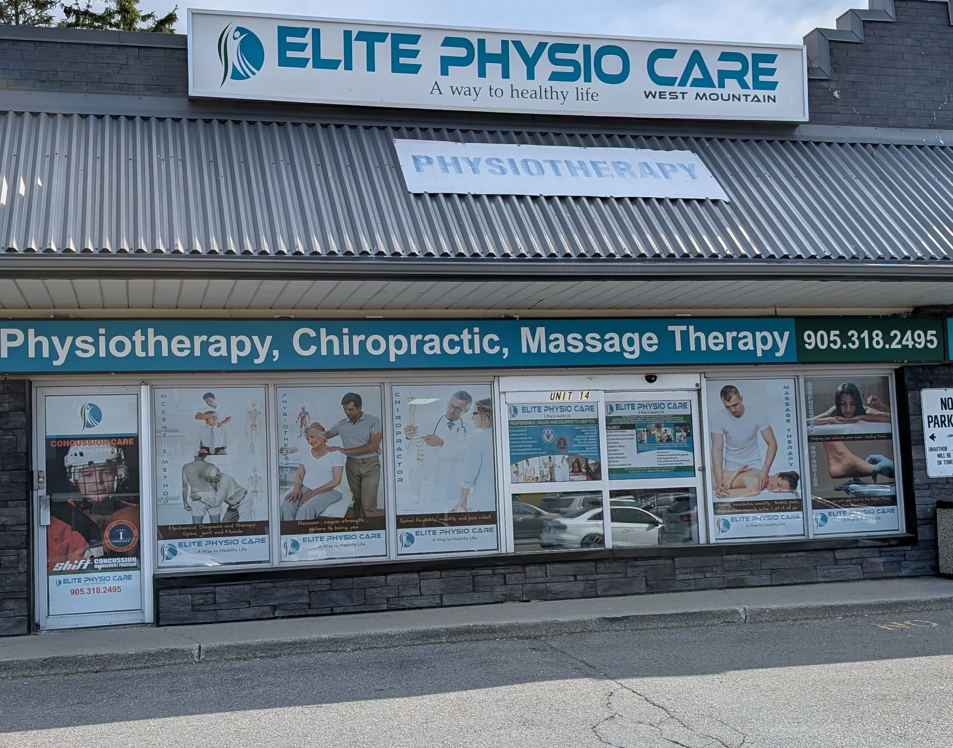 Elite Physio Care Hamilton clinic building